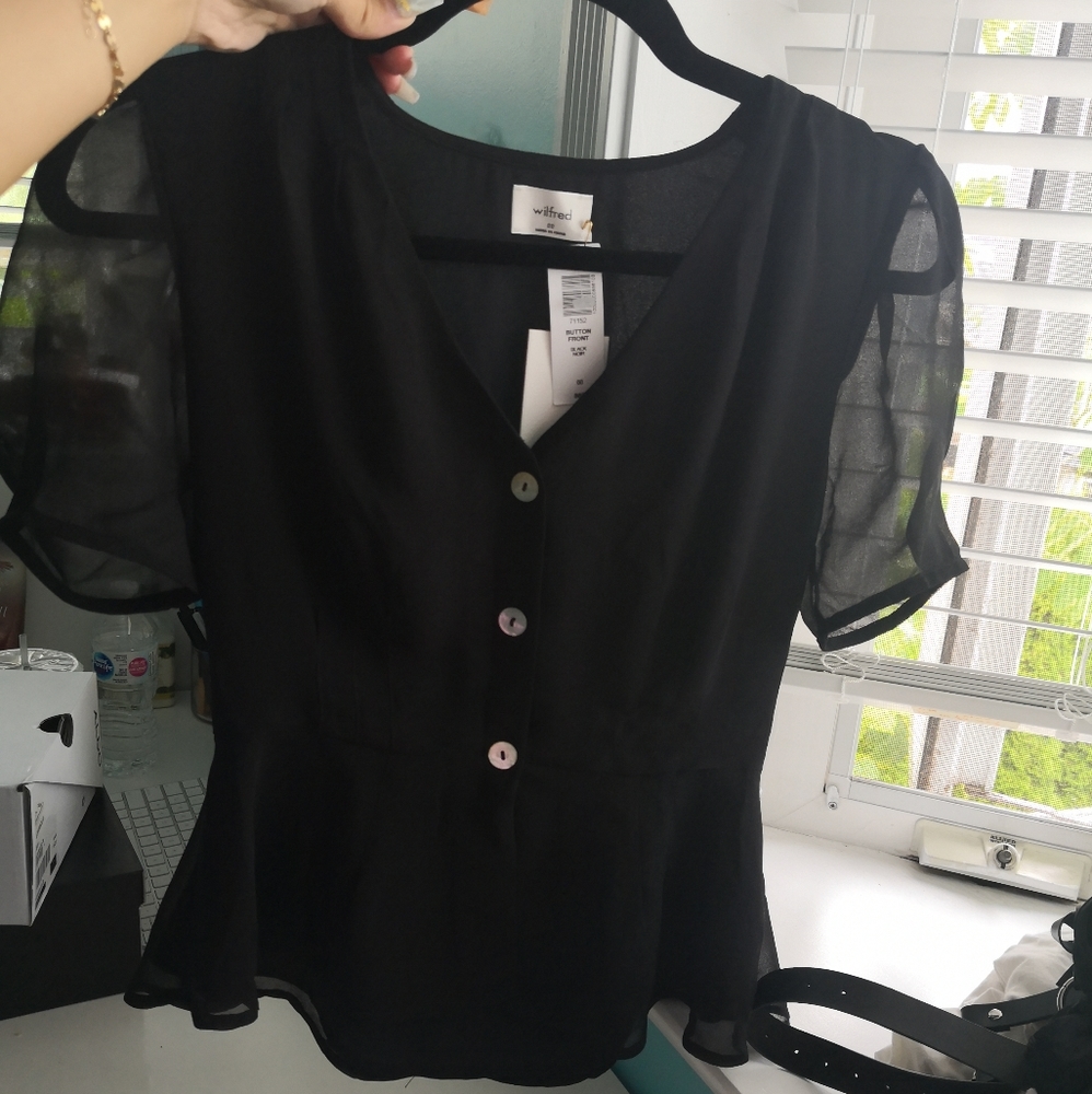 Wilfred Button Front Blouse - Picture 5 of 5